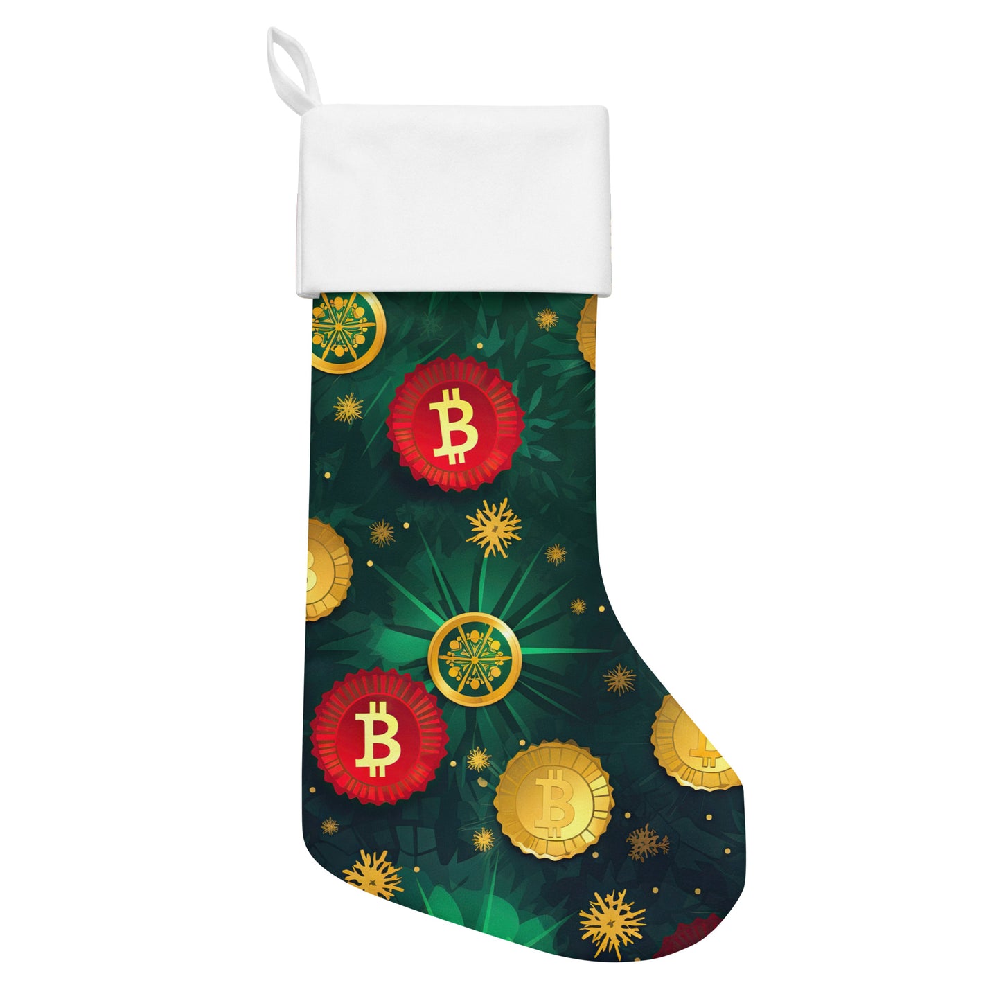 Bitcoin Christmas stocking