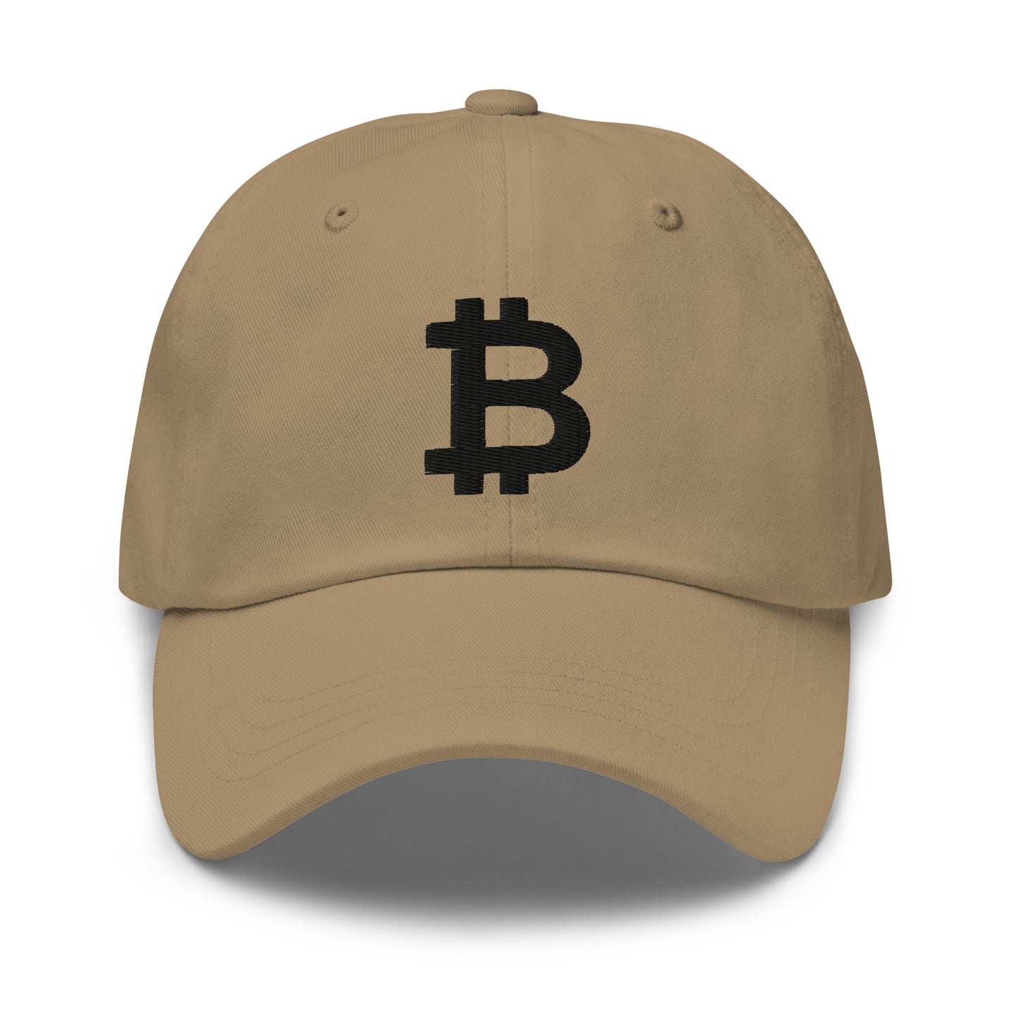 Embroidered Bitcoin Logo Dad Hat
