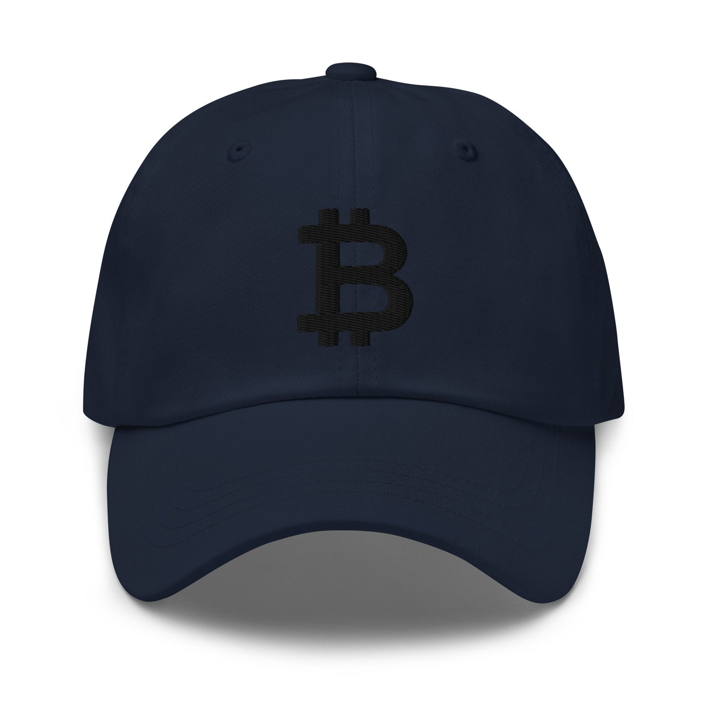 Embroidered Bitcoin Logo Dad Hat