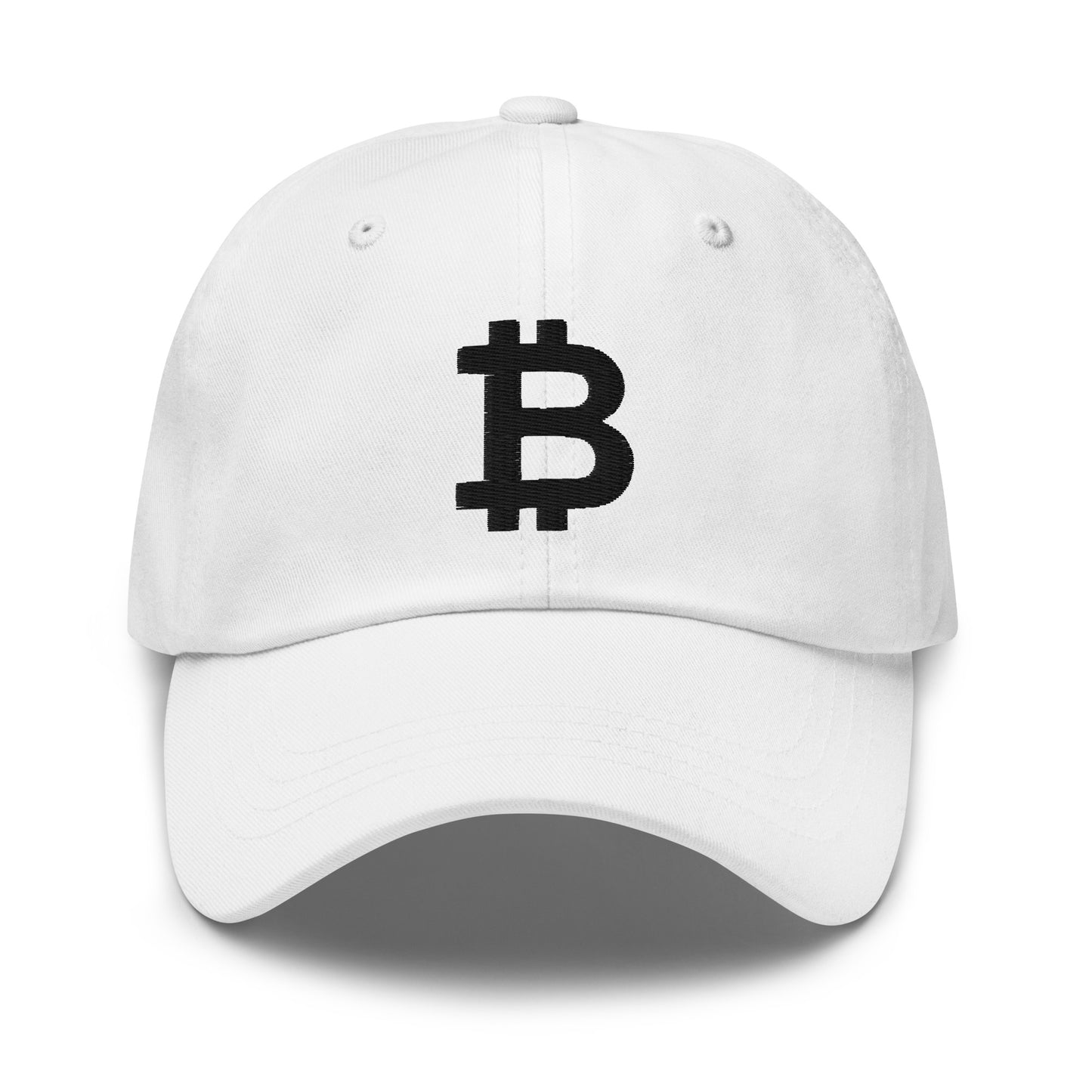Embroidered Bitcoin Logo Dad Hat