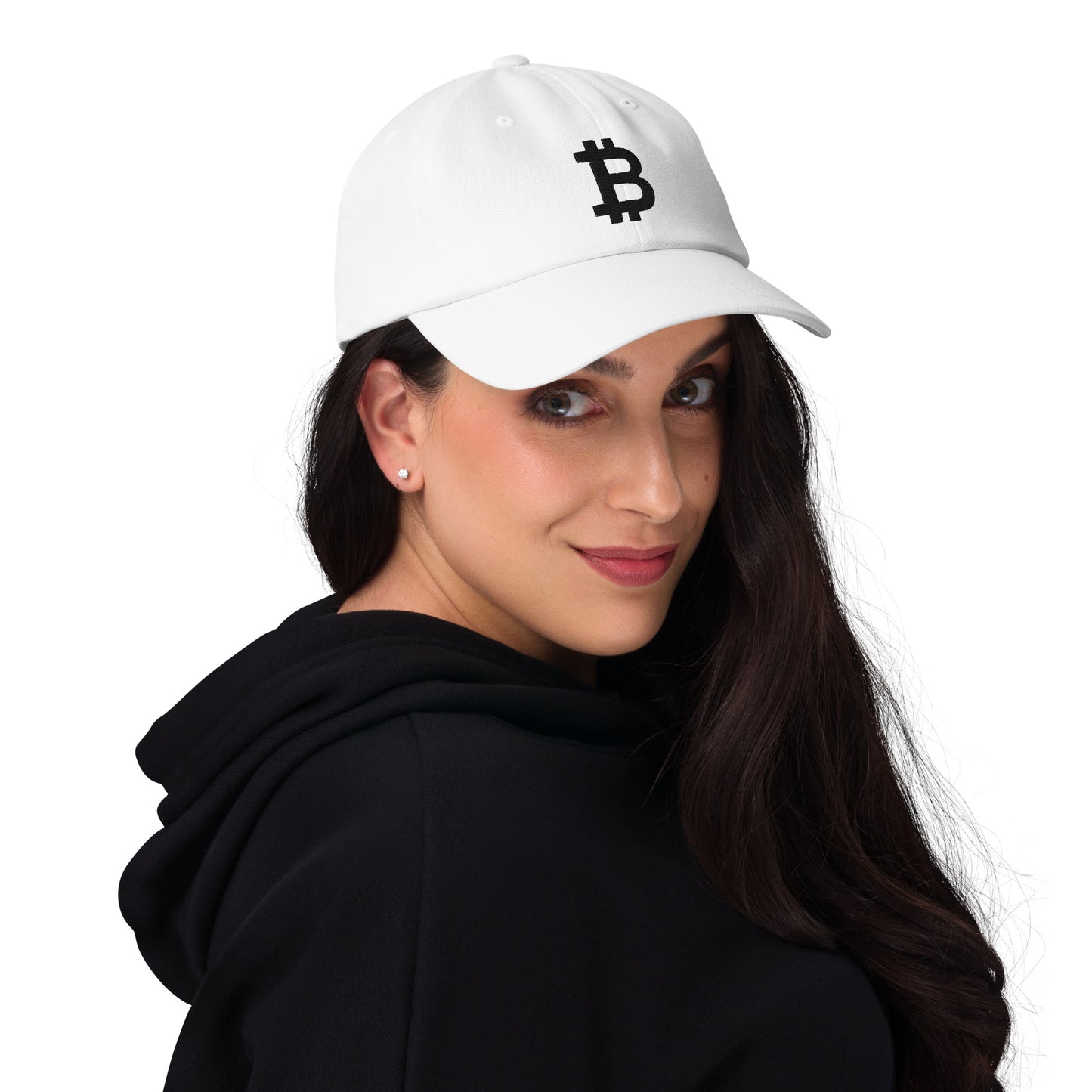 Embroidered Bitcoin Logo Dad Hat