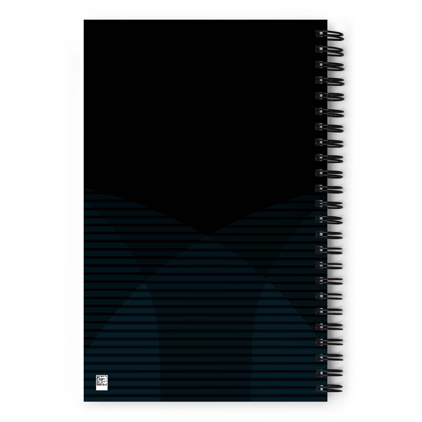 140 page spiral notebook with bitcoin logo design on cover