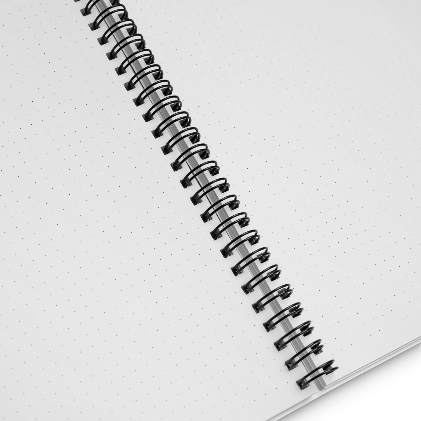 140 page spiral notebook with bitcoin logo design on cover