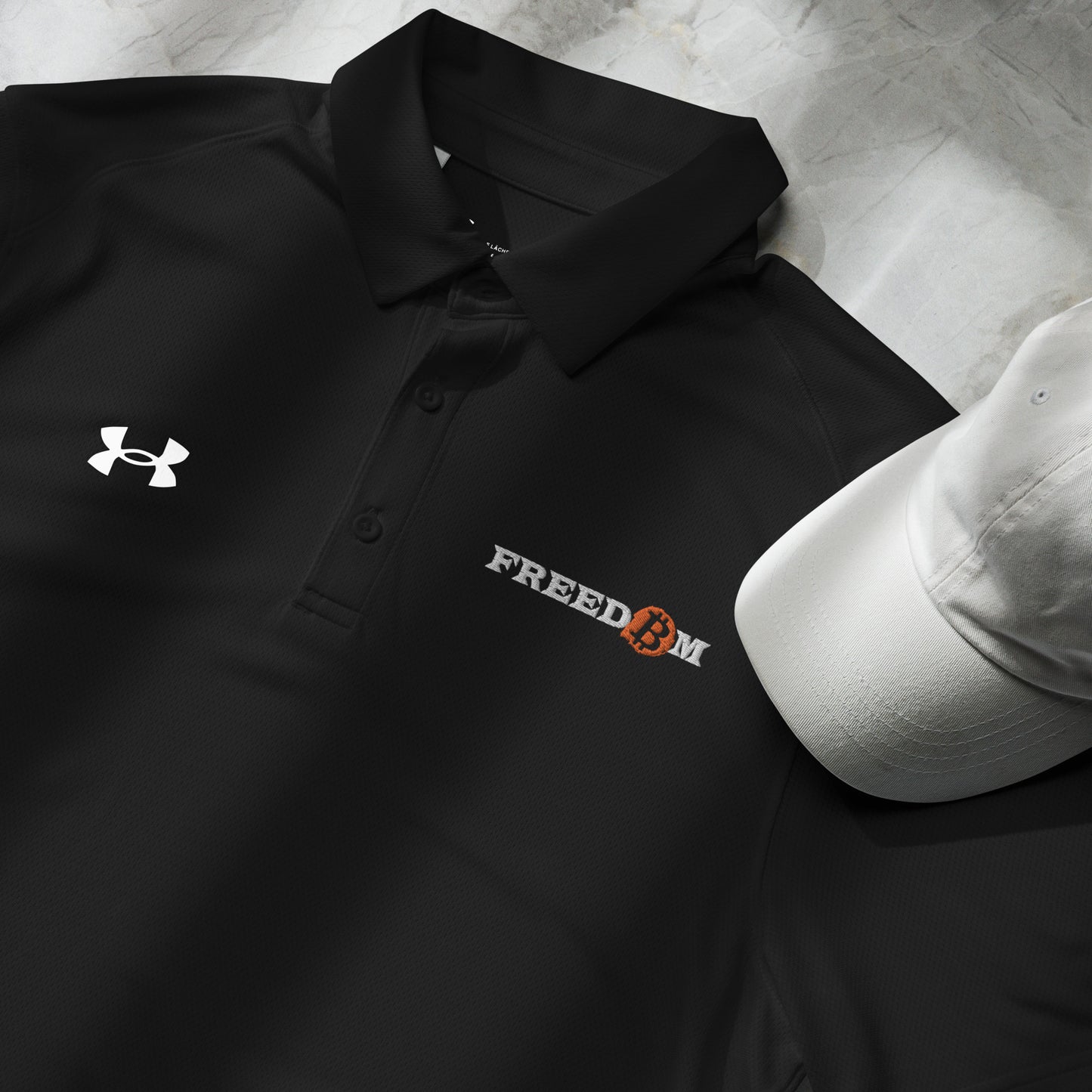 Men's Under Armour® Bitcoin Freedom Polo Shirt