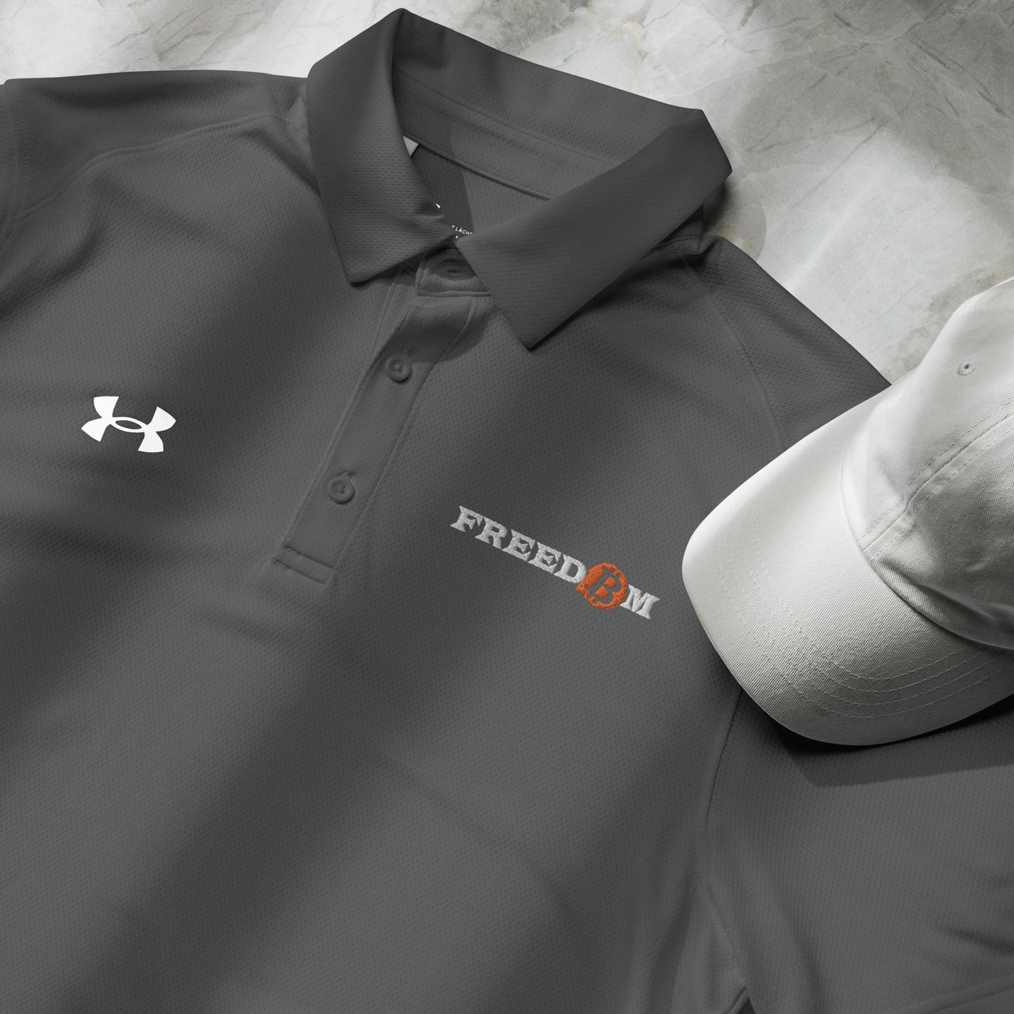 Men's Under Armour® Bitcoin Freedom Polo Shirt
