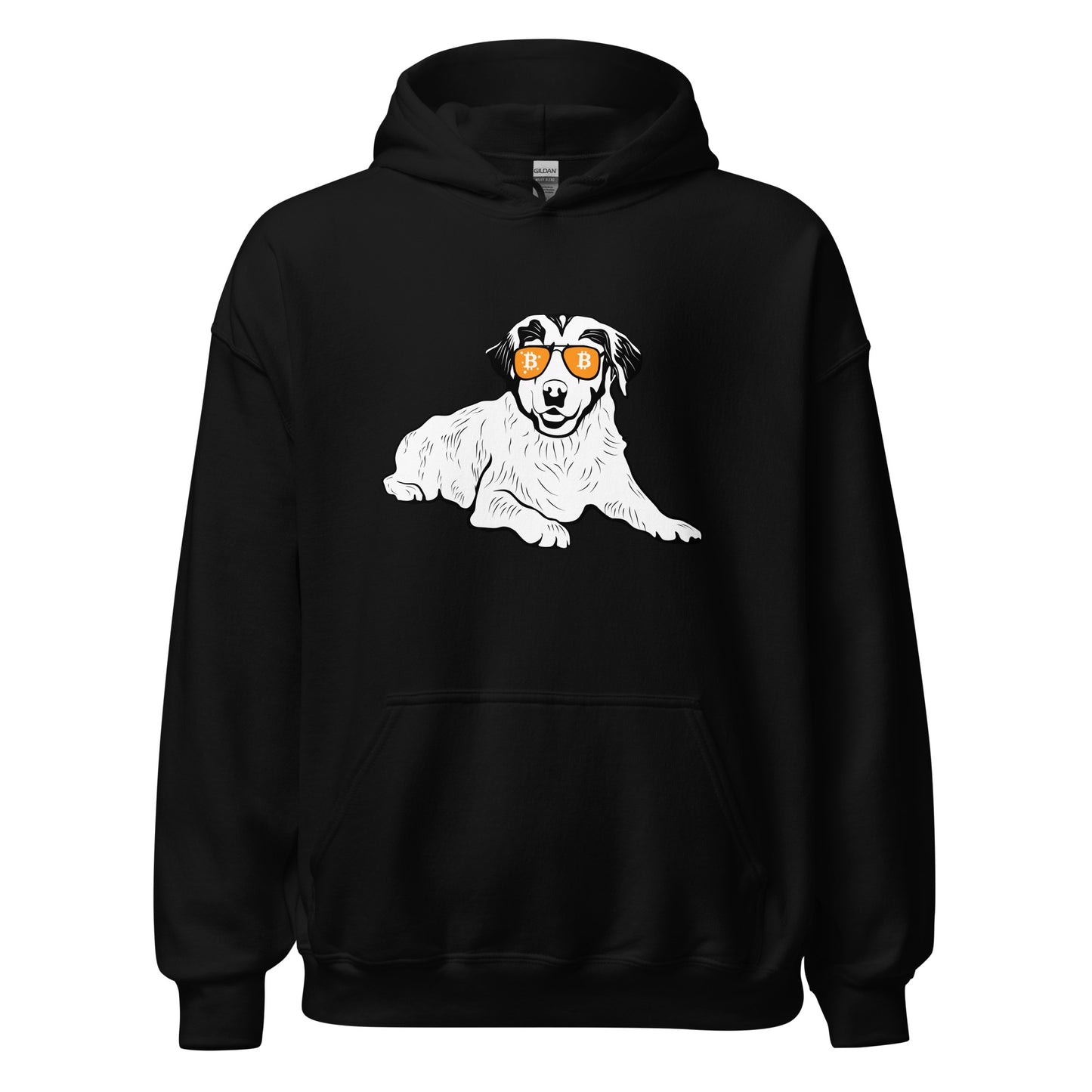 Men's Bitcoin K9 Heavy Blend Hoodie