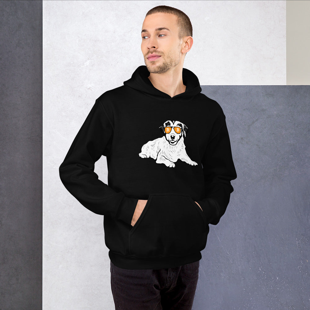 Men's Bitcoin K9 Heavy Blend Hoodie
