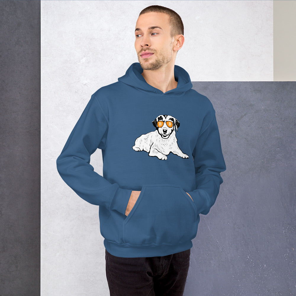 Men's Bitcoin K9 Heavy Blend Hoodie