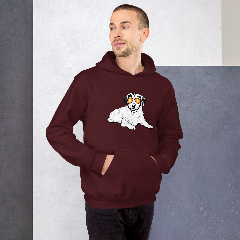 Men's Bitcoin K9 Heavy Blend Hoodie