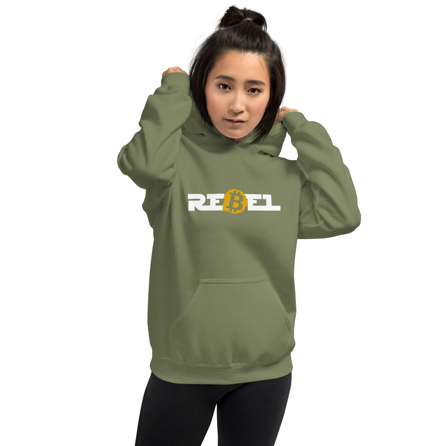 Women's Bitcoin Rebel Heavy Blend Hoodie