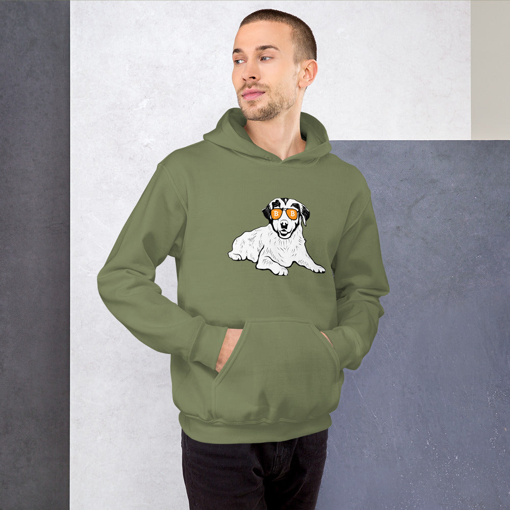 Men's Bitcoin K9 Heavy Blend Hoodie
