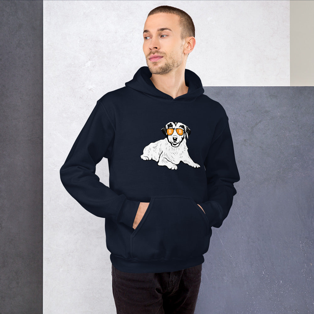 Men's Bitcoin K9 Heavy Blend Hoodie