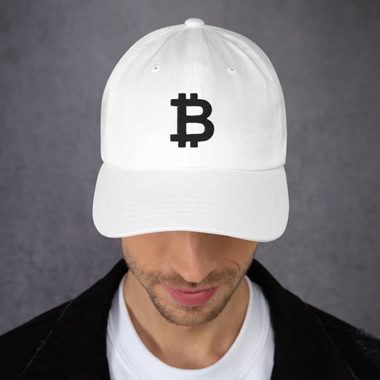 Embroidered Bitcoin Logo Dad Hat