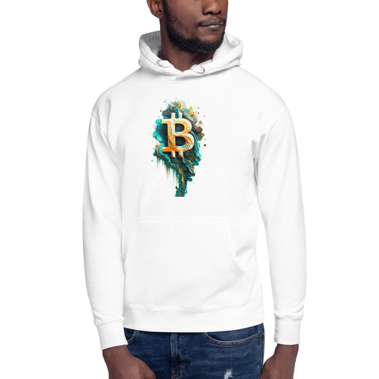 Men's Bitcoin Abstraction Heritage Hoodie